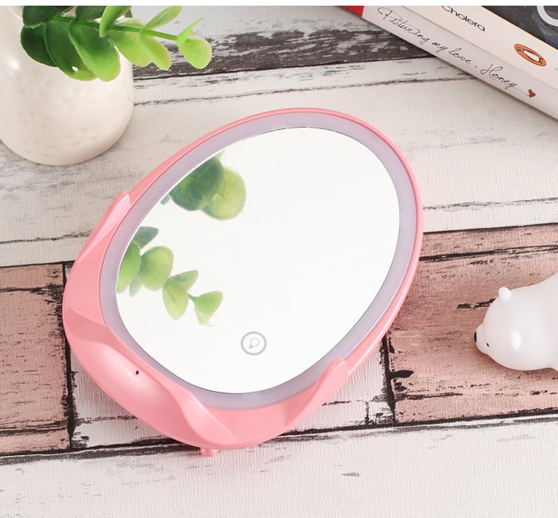 LUMIDOCK Vertical LED Fill Light Makeup Mirror with Wireless Charger & Phone Bracket - Image 6
